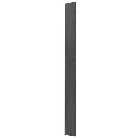 CAMBRIDGE Carbon Marine Slab Style Kitchen Cabinet Filler (3 in W x 0.75 in D x 34.5 in H) SA-BUSF34-CM